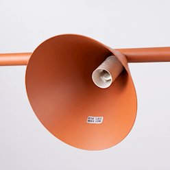 Lampa wisząca Nox 4-punktowa 4xE14 ochra czerwona