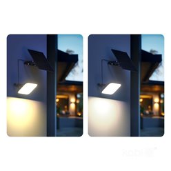 Naświetlacz LED Solarny 10W 1500lm Dual CCT Premium