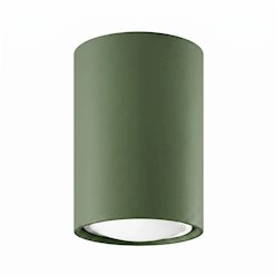Tuba sufitowa Lagos 10 cm 1xGU10 zielony oliwkowy