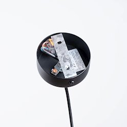 Lampa wisząca nowoczesna kula Hyperion 1xG9 czarna