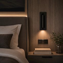 Kinkier reflektor ścienny LED Inn podtynkowy 3W 3000K czarny