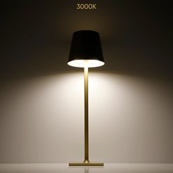 Lampa stołowa LED 4w1 3,5W 400lm CCT złota 2x2000mAh