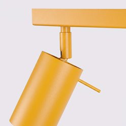 Kinkiet listwa z reflektorami Ring 3xGU10 żółty