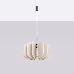 Lampa wisząca filcowa Mula 45 cm 1xE27 beżowa
