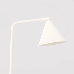 Lampa biurkowa ze stożkowym kloszem Nox 1xE14 beżowa
