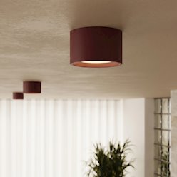 Lampa sufitowa podwójna tuba Modo 2xGx53 burgundowa