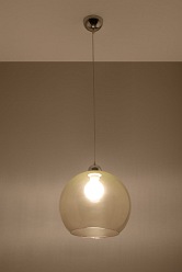 Lampa wisząca szampańska kula BALL 1xE27