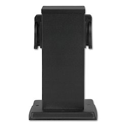 Słupek ogrodowy elektryczny PVC 2x Gniazdo 230V 20cm czarny