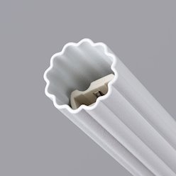 Lampa wisząca cienka tuba Arche 1xG9 biała