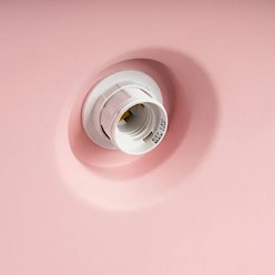 Lampa wisząca klasyczna Bilo 1xE27 różowa