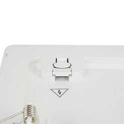 Panel LED o mocy 16W okrągły, podtynkowy, szklany z serii GLASS - biała  dzienna