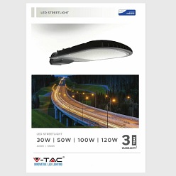 Lampa Uliczna LED V-TAC Samsung 50W VT-51ST 6400K 5000lm