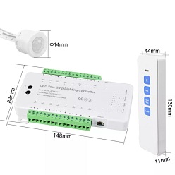 Sterownik schodowy Fala RL-STEP-02 z pilotem