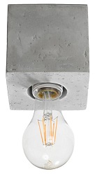 Lampa sufitowa industrialna ARIZ 1xE27 beton