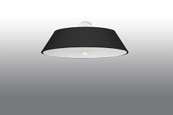 Lampa sufitowa okrągła VEGA 60 cm 5xE27 czarna