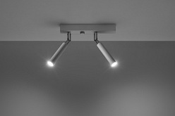 Lampa sufitowa 2 reflektory EYETECH 2xG9 biała