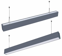 Lampa LED Linear V-TAC Samsung 60W Góra/Dół Srebrna 120cm VT-7-60 4000K 6000lm