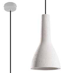 Lampa wisząca betonowa EMPOLI 1xE27