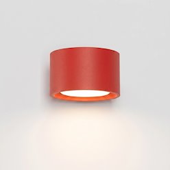Kinkiet ścienny cylindryczny Modo 1xGx53 czerwony
