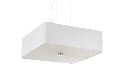 Lampa wisząca LOKKO kwadratowa 45x45 5xE27 biała