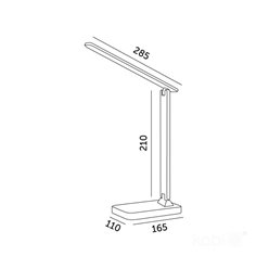 Lampka biurkowa LED Noblite 7W CCT ze światłem RGB biała