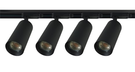 szynoprzewód trojfazowy 2m 4x reflektor led gu10