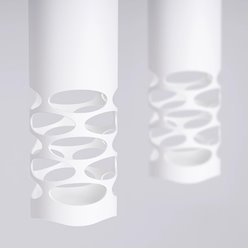 Lampa wisząca podwójna Liro 2xGU10 listwa biała