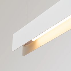 Lampa wisząca liniowa Spark 100cm 1xG13 8,5W 3000K biała