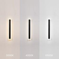 Lampa architektoniczna LED 20W 60cm Wow CCT czarna