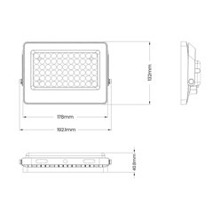 Halogen Solarny LED Fokus 60W 900lm 6000K