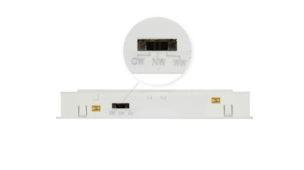 Reflektor magnetyczny Genesis biały 12W 3CCT