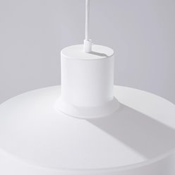 Lampa wisząca klasyczna Bilo 1xE27 biała