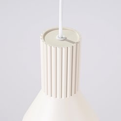 Lampa wisząca loftowa Estria 1xE14 beżowa