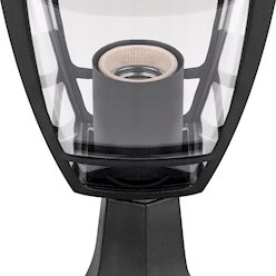 Lampa ogrodowa stojąca NIKO 1xE27 30cm czarny