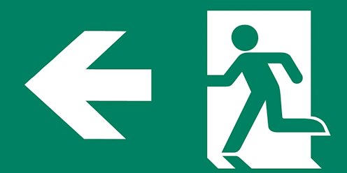 Piktogramy do lampy ewakuacyjnej