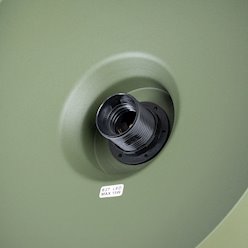 Lampa wisząca klasyczna Bilo 1xE27 zielona oliwka
