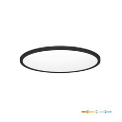 Plafon LED IP54 czarny okrągły Slim 12W z przełącznikiem CCT