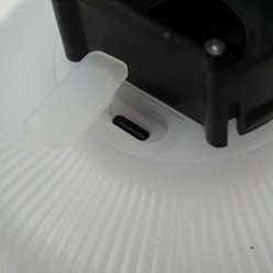Lampa elewacyjna 2w1 solarna/USB - przezroczysty klosz