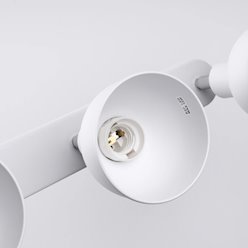 Lampa sufitowa z reflektorami Elba 3xE27 biała