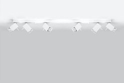 Listwa sufitowa reflektory MERIDA 6xGU10 Biała