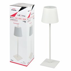 Lampa stołowa LED 3,5W 400lm 3000K biała 2x2000mAh