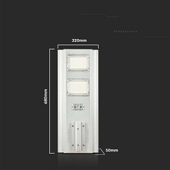 Lampa Uliczna LED Solarna V-TAC 33W/200W VT-20201 2300lm 6400K