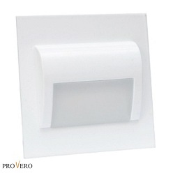 Oprawa schodowa LED 1,2W Pro Vero Decorous 12V biała - b. ciepła