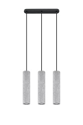 Lampa wisząca industrialna LUVO 3L 3xGU10 szary beton