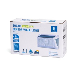 Kinkiet zewnętrzny solarny biały LIGHT05 6500K