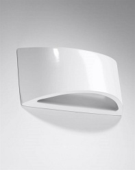 Kinkiet ceramiczny VIXEN 1xG9 lakierowany biały połysk