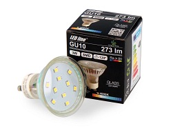 Żarówka LED line GU10 SMD 220-260V 3W 273lm 120° biała dzienna 4000K