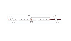 Taśma LED line 150 SMD 3528 biała zimna 6500K 5 metrów