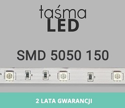 Taśma LED RGB 36W IP20 150xSMD5050 wielokolorowa