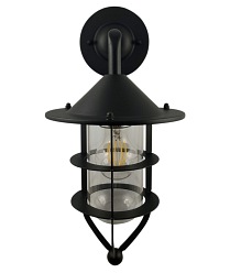 lampa elewacyjna czarna loft retro